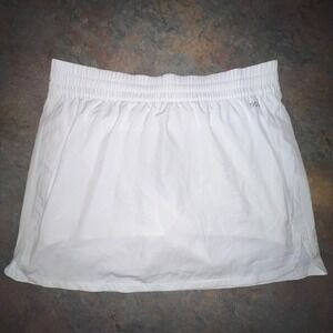 DSG Womens Mid-Rise Skort, White, Medium